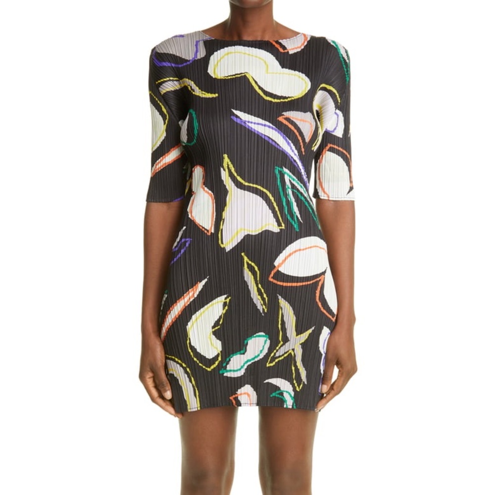 Issey Miyake Crossing Abstract Dress